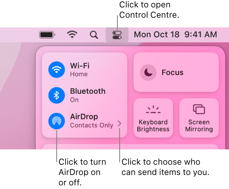use airdrop mac to iphone