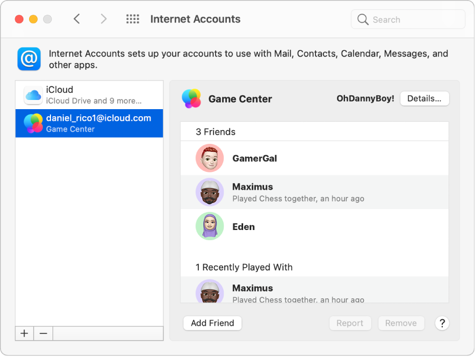 how to use find friends on mac