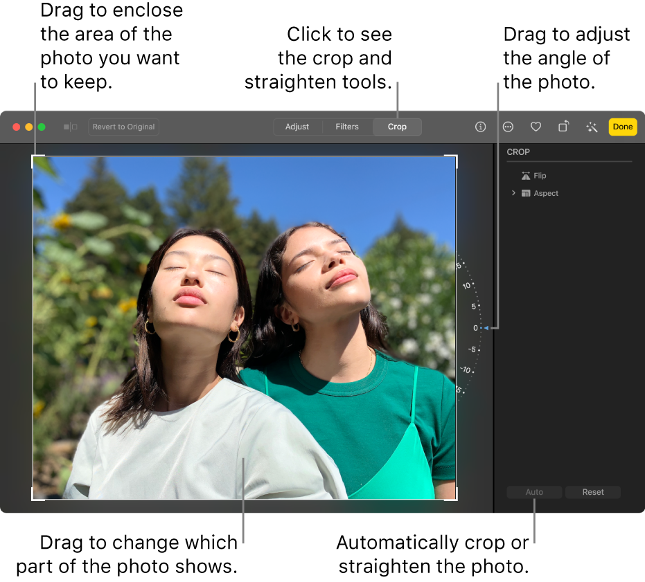 how to crop photos using preview on mac