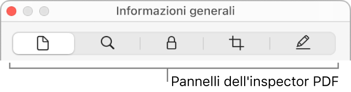 I pannelli inspector PDF.