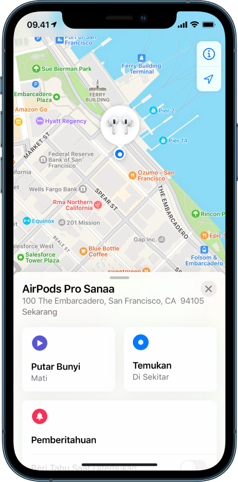 Menemukan AirPods Anda di Lacak - Apple Support (ID)