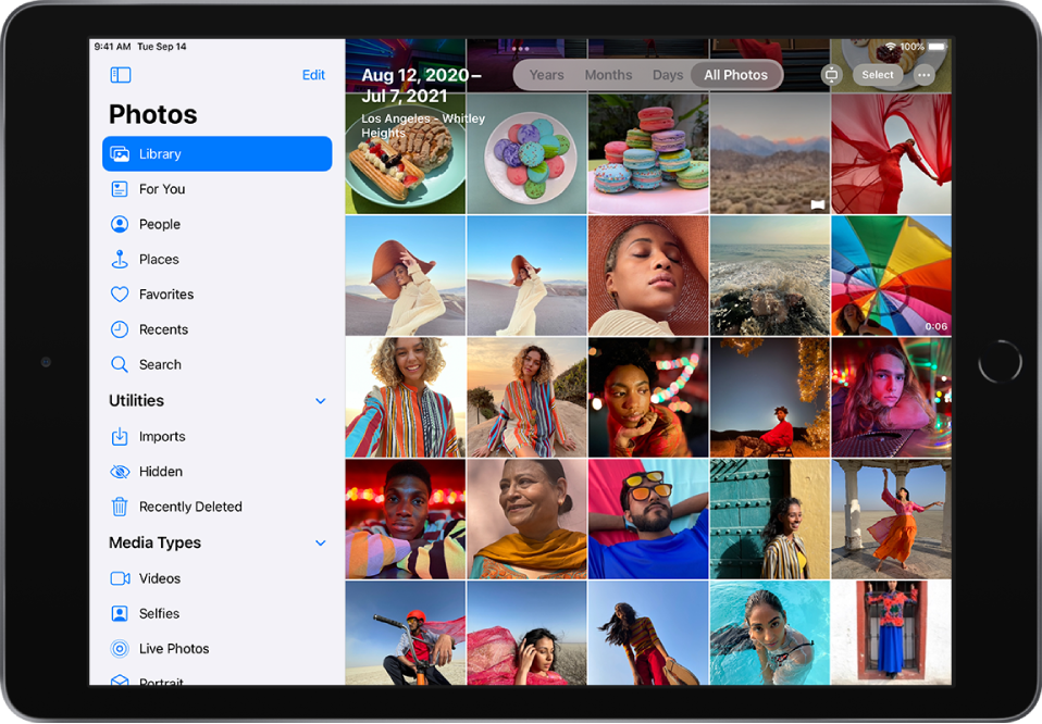 View Photos And Videos In The Photos App On Ipad Apple Support