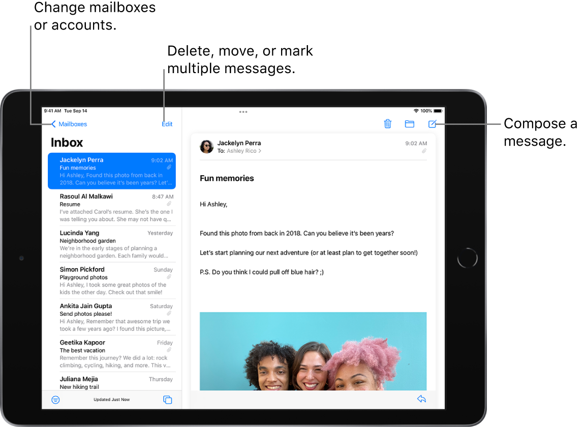 Send email in Mail on iPad Apple Support (CA)