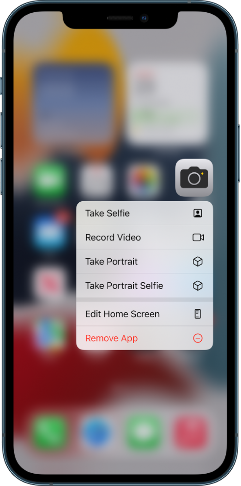 Perform Quick Actions On Iphone Apple Support