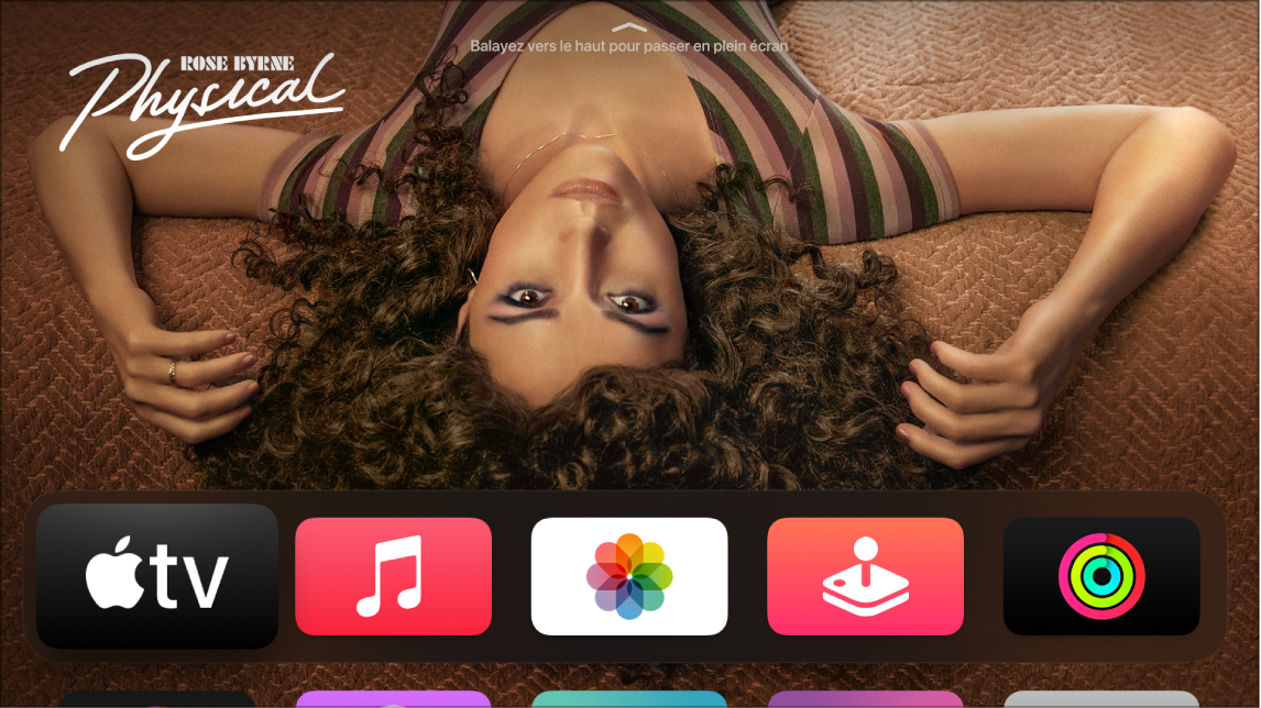 App Apple TV sur l’écran d’accueil