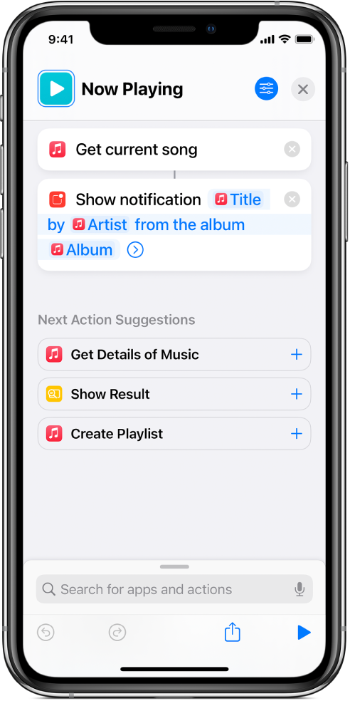 Use the Show Notification action in a shortcut on iPhone or iPad ...