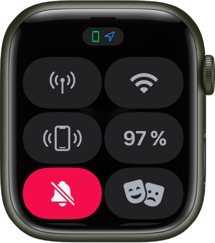 apple watch control center