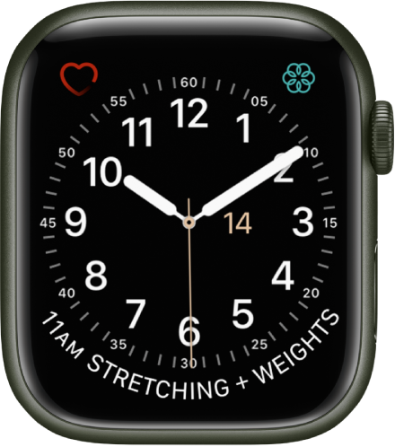 apple watch face with seconds