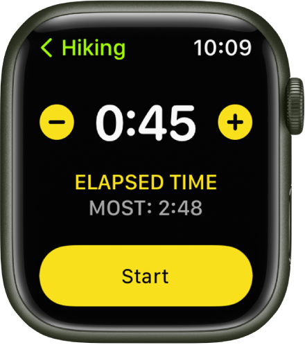 how to start a workout on apple watch