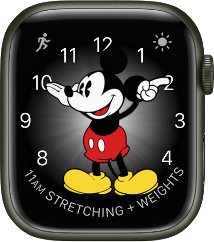 mostrador mickey apple watch