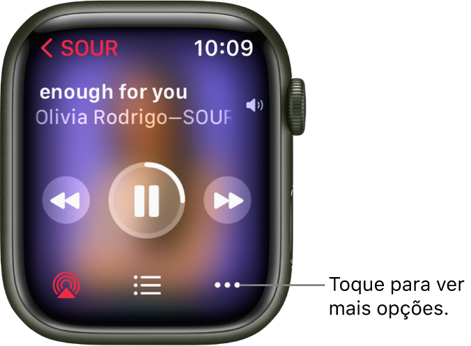 é possivel ouvir musica no apple watch