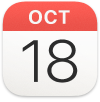 el icono de la app Calendario