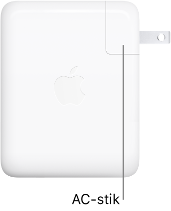 USB-C-strømforsyningen på 140W.