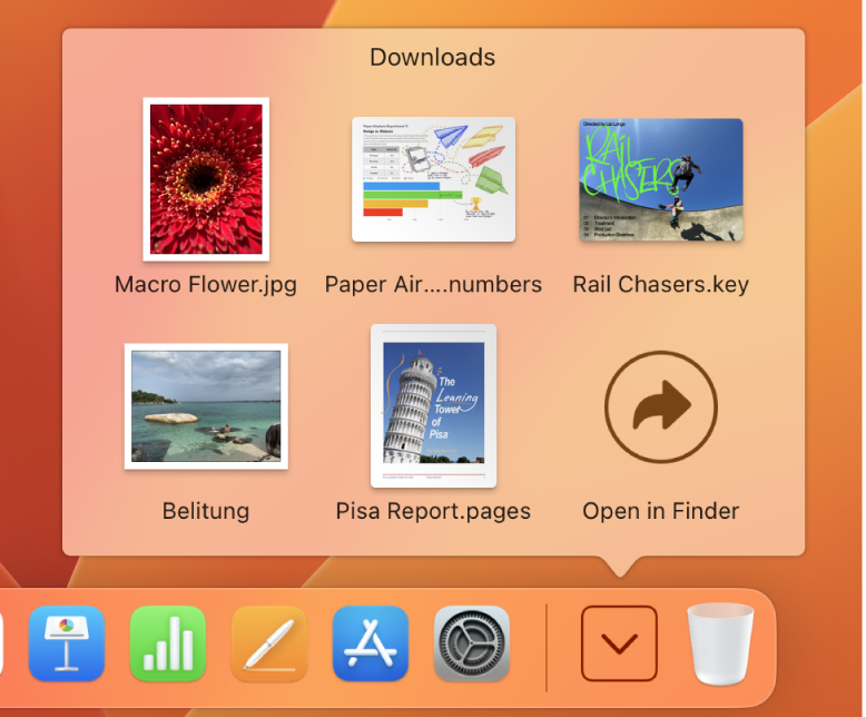 Use folders in the Dock on Mac Apple Support