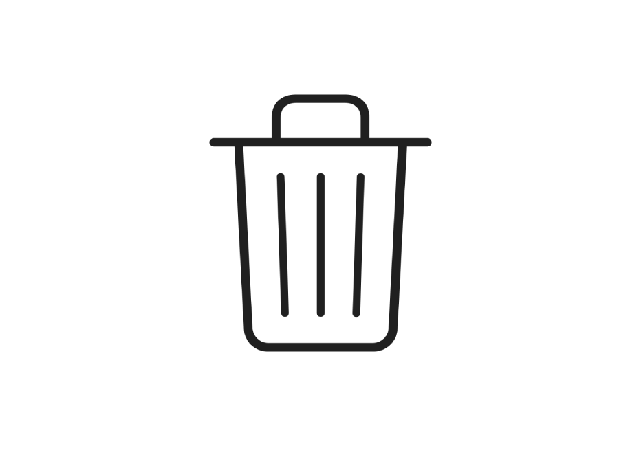 The Trash icon.
