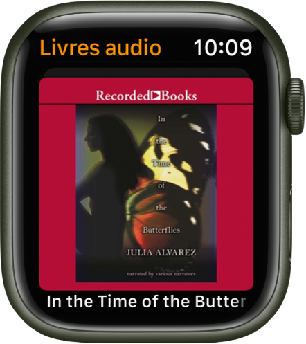 La couverture d’un livre audio.