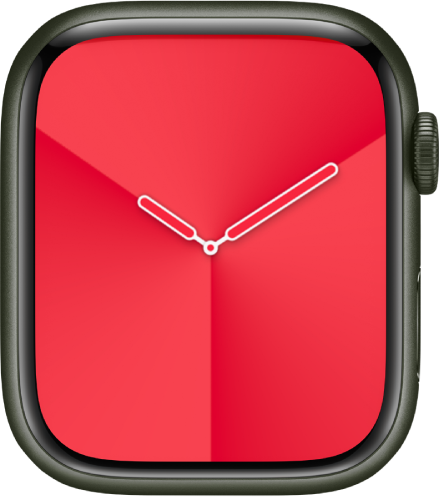 Številčnica Gradient (Odtenek), kjer lahko prilagodite barvo, slog in številčnico.