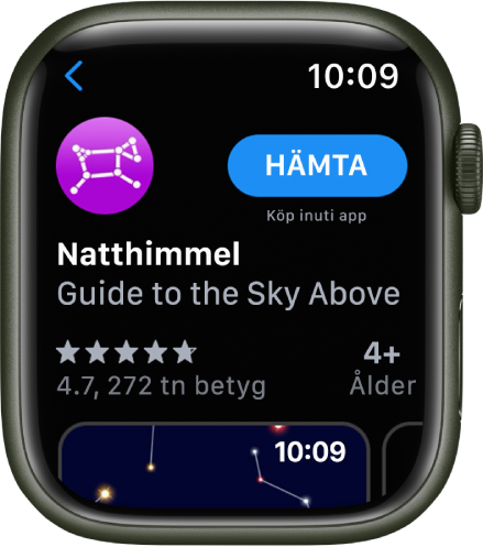 En app i App Store-appen på Apple Watch.