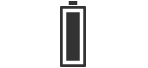 The Bluetooth battery status icon.