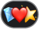 el botón de stickers de emoji