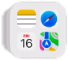 le bouton « Bibliothèque d’apps »