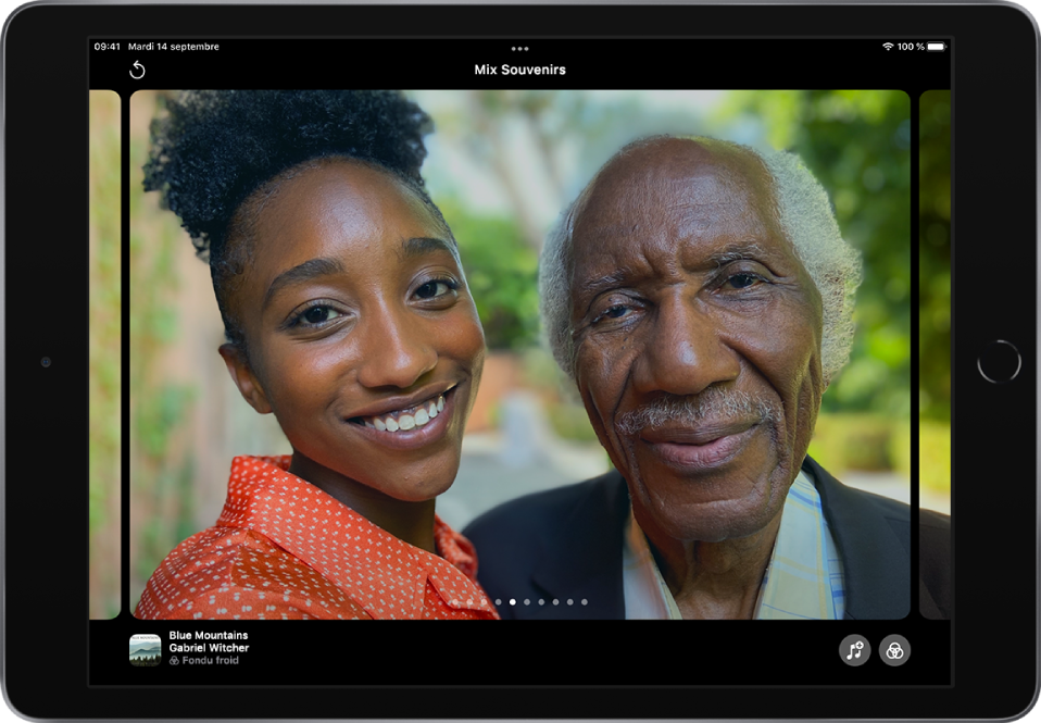 L’écran « Mix Souvenirs » dans l’app Photos.