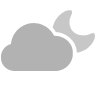 Εικονίδιο που συμβολίζει τη συννεφιά.