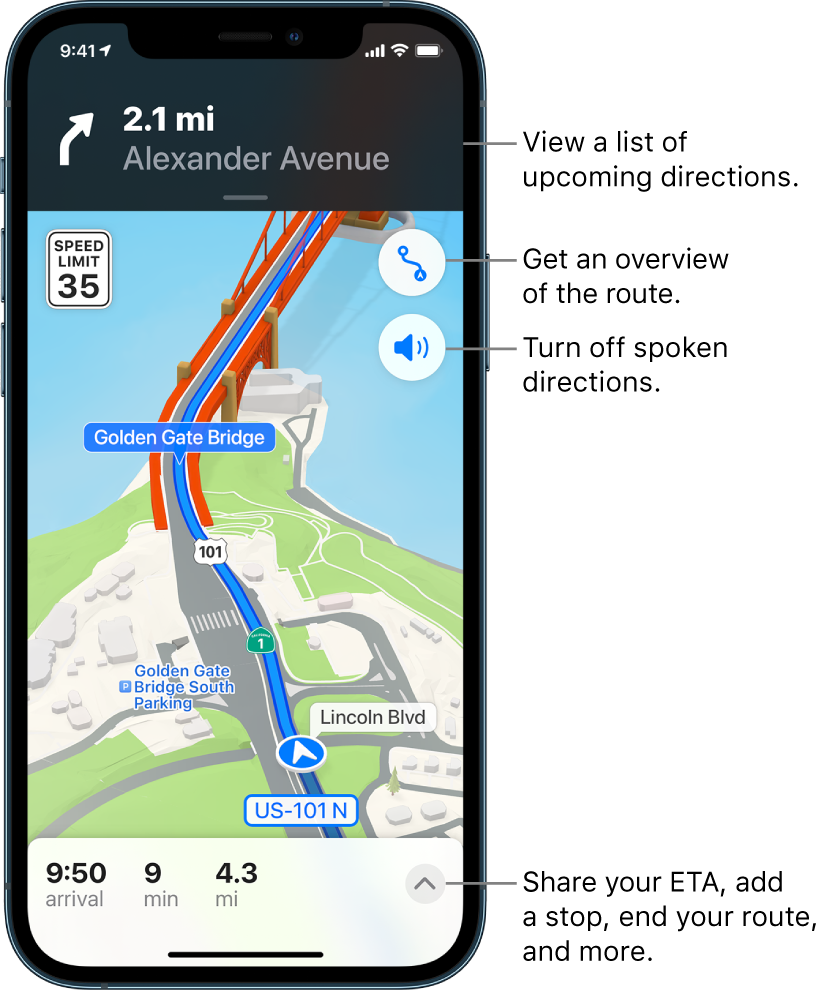 Real Time Driving Directions Get Driving Directions In Maps On Iphone - Apple Support