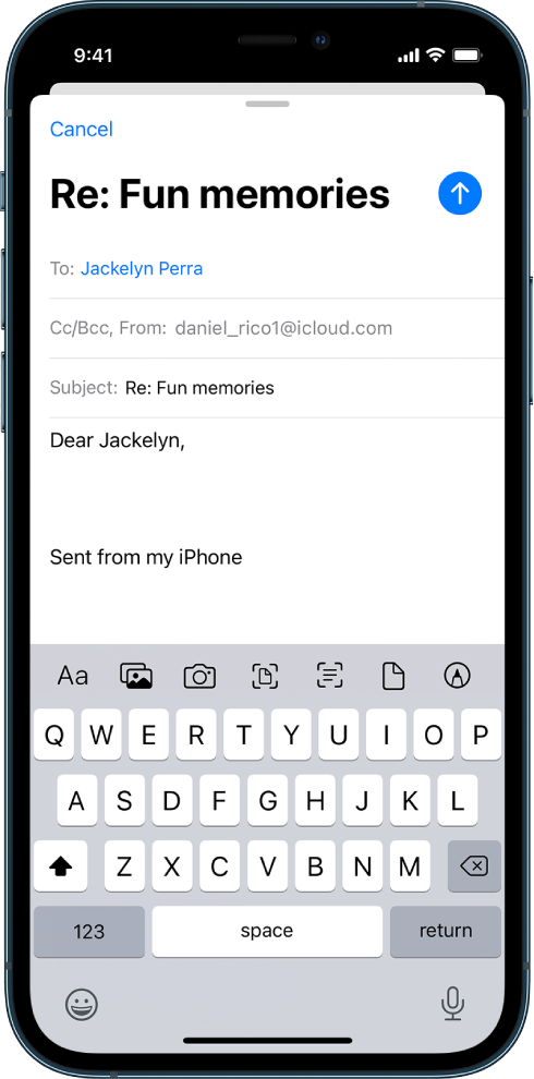 Add email attachments in Mail on iPhone - Apple Support (IE)