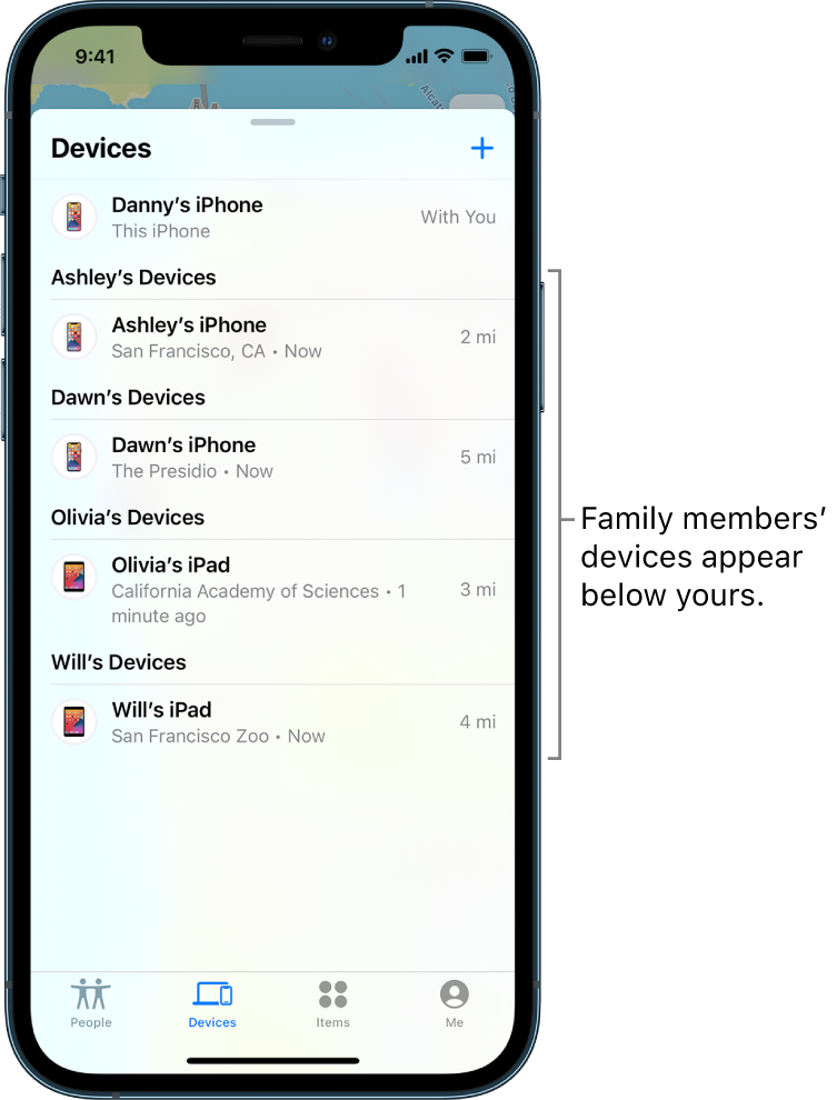 Location History Of My Device Share Locations With Family Members And Locate Their Lost Devices On Iphone  - Apple Support