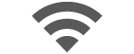 The Wi-Fi status icon.
