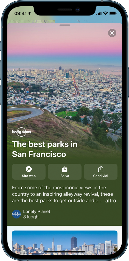Una guida per i parchi di San Francisco.