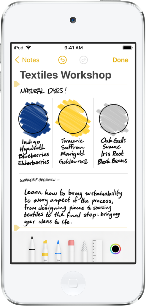 Draw with Notes on your iPhone, iPad, or iPod touch - Apple Support