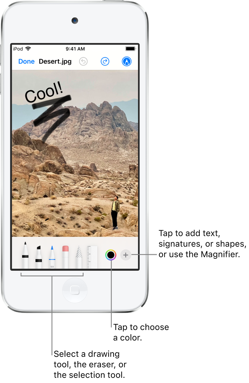 Write and draw in documents with Markup on iPhone - Apple Support