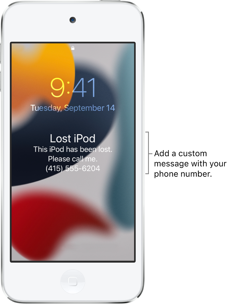 Mark a device as lost in Find My on iPod touch - Apple Support
