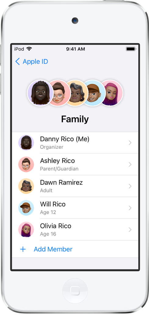 Share with your family - Apple Support