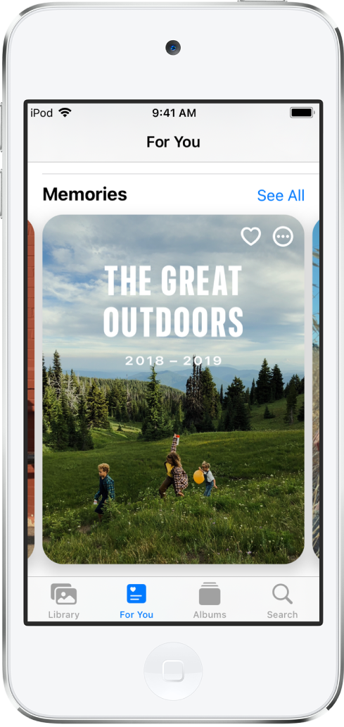 Watch memories in Photos on iPad - Apple Support