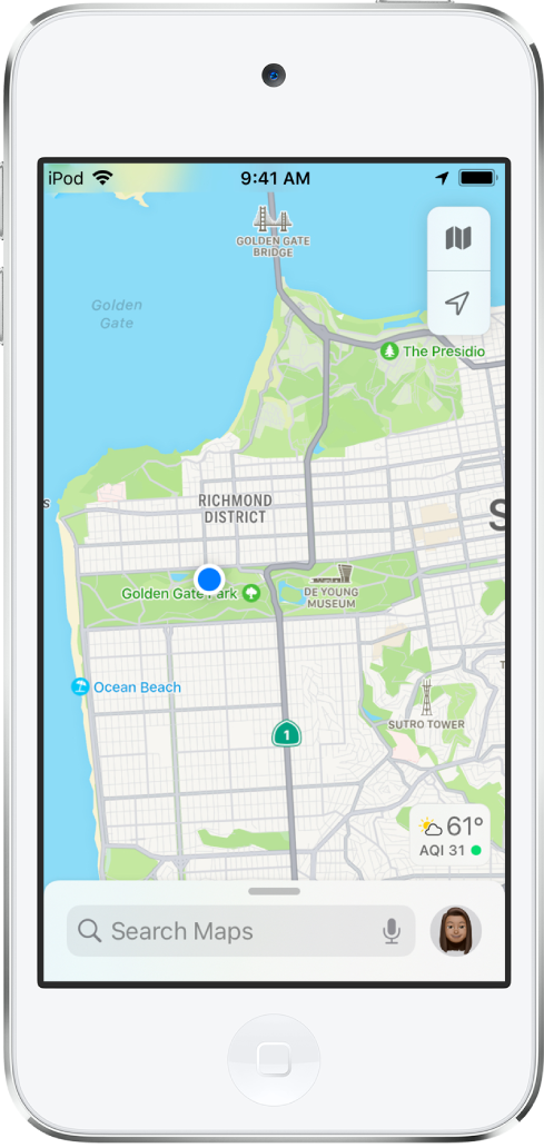 View maps on iPod touch - Apple Support