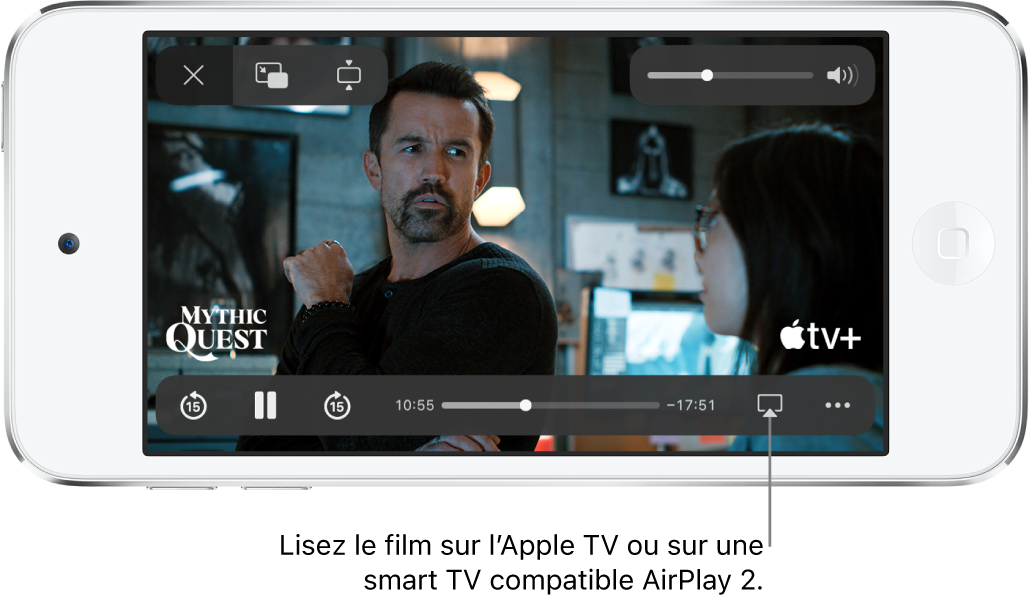 Utiliser AirPlay pour diffuser le contenu de votre Mac vers un téléviseur  HD - Assistance Apple (FR)