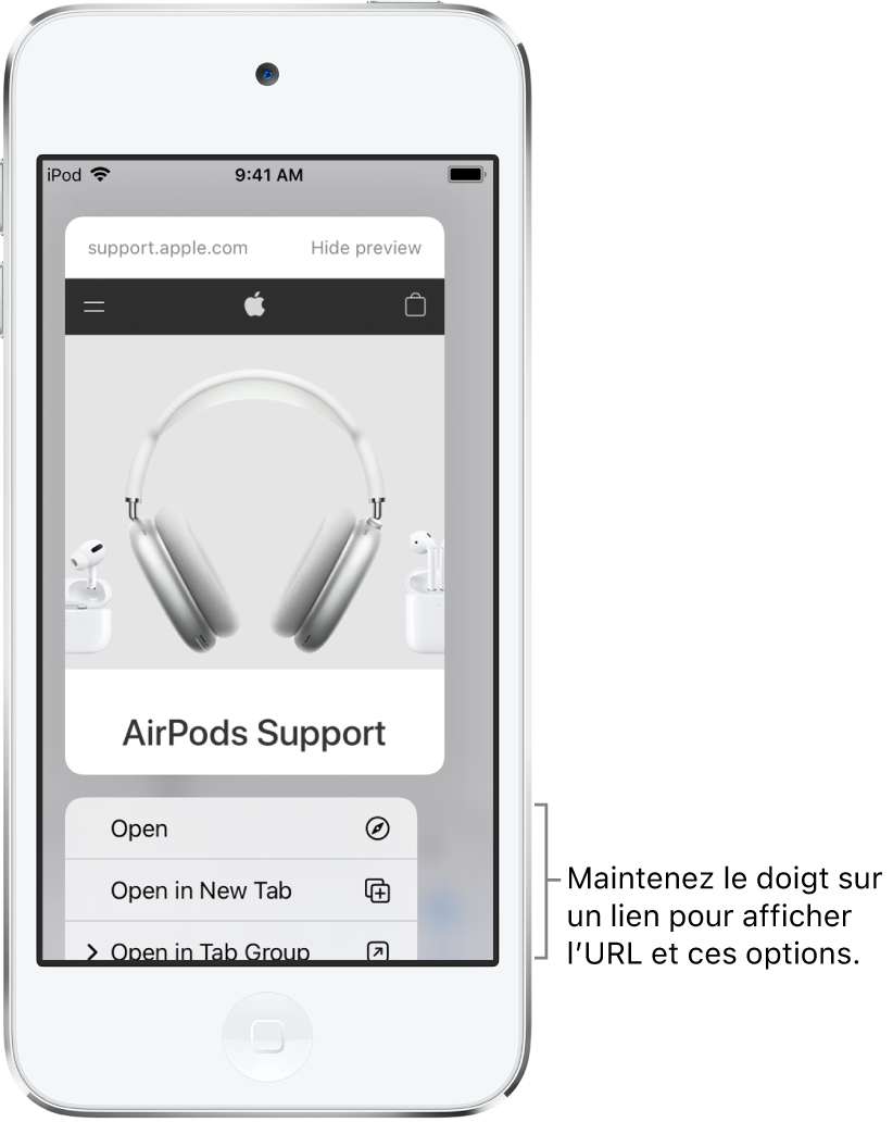 Surfer sur le Web à l'aide de Safari sur l'iPhone - Assistance Apple (FR)