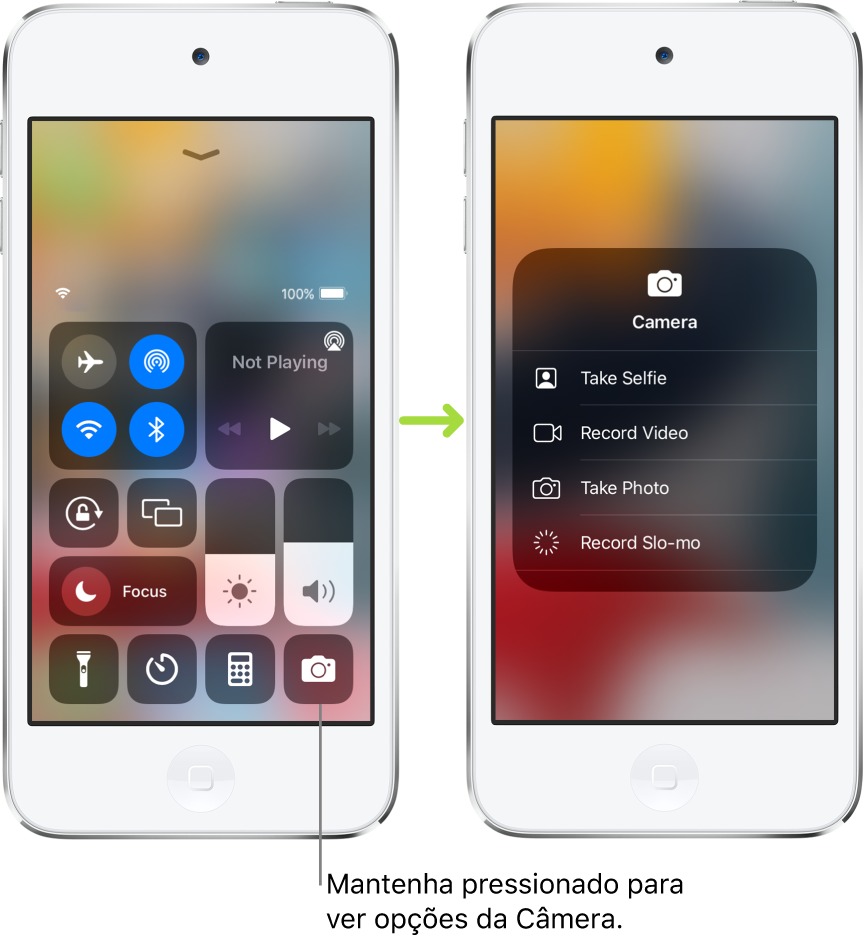 Girar a tela do iPhone ou iPod touch - Suporte da Apple (BR)