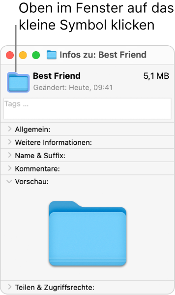 C# Alle Dateien Eines Ordners Auflisten Ändern von Symbolen für Dateien oder Ordner. - Apple Support (DE)