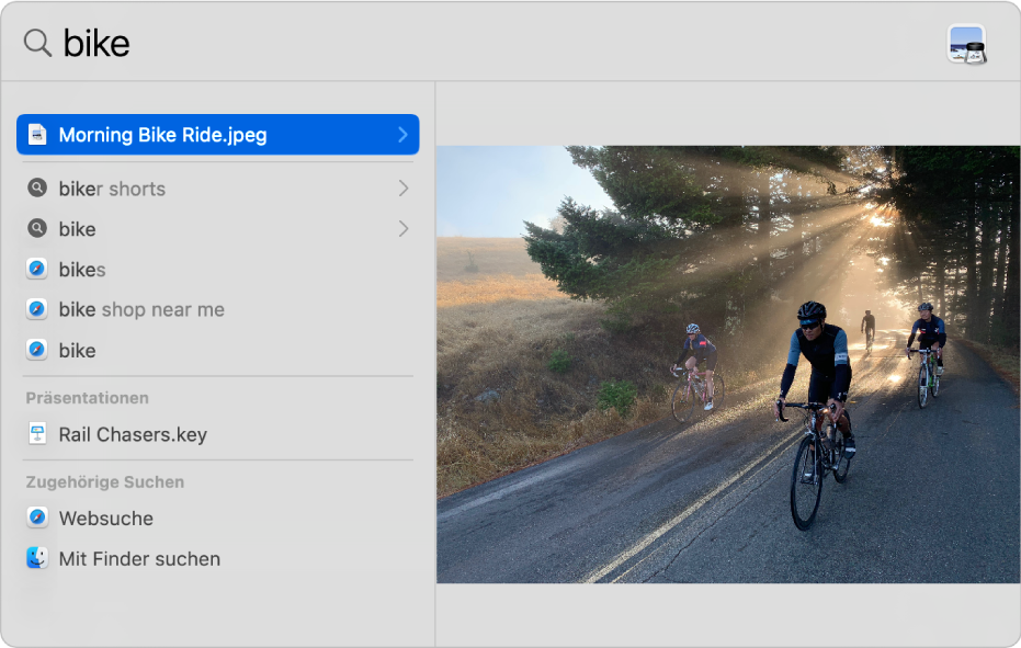 Mit Spotlight auf dem Mac suchen - Apple Support (DE)