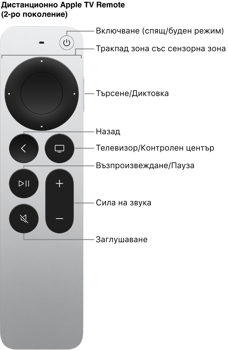 Apple TV Remote TV (2-ро поколение)