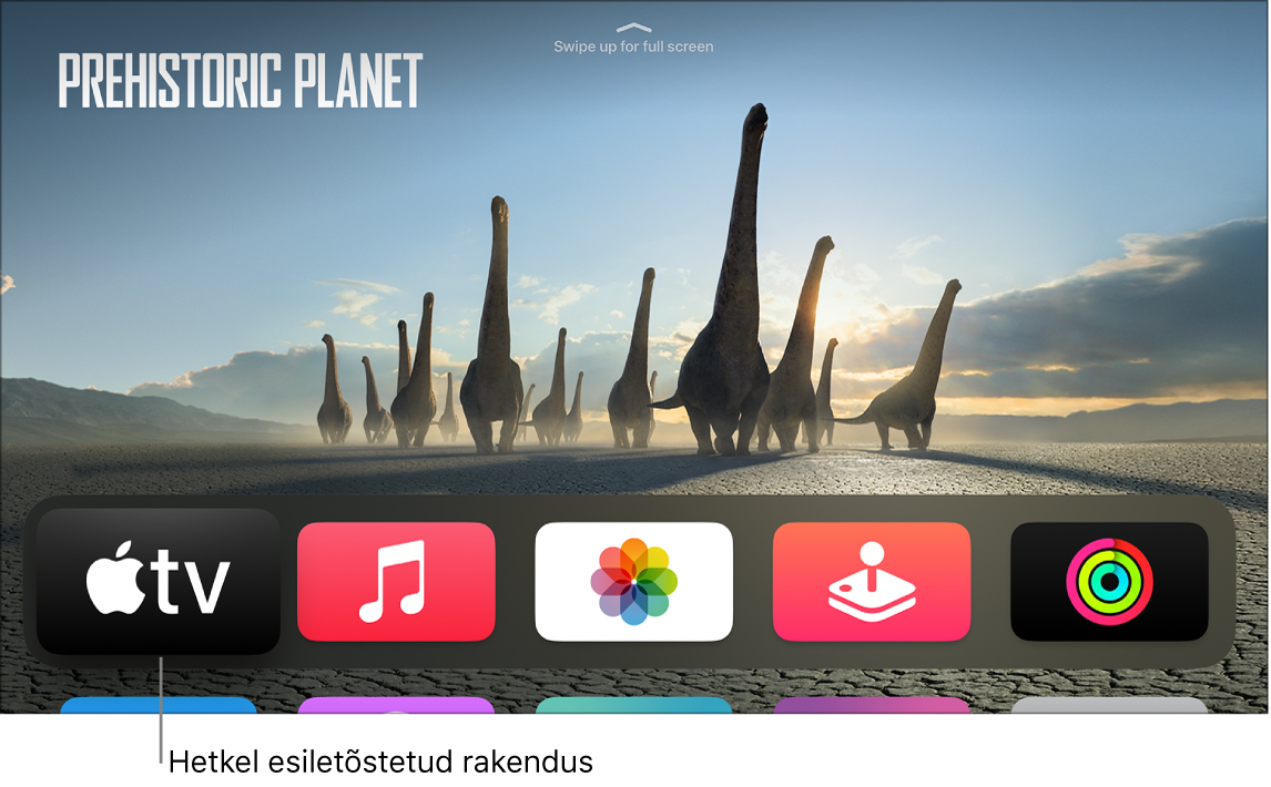 Apple TV Home Screen-kuva
