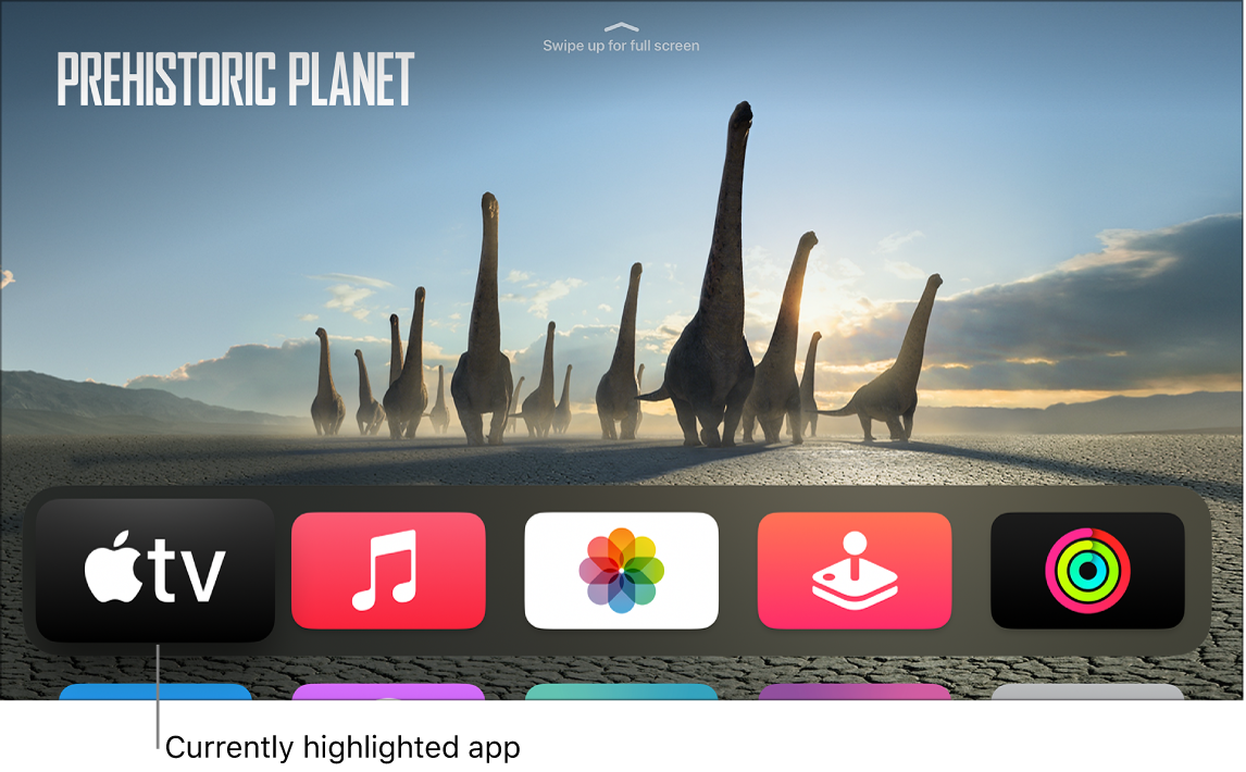 Apple TV Home Screen