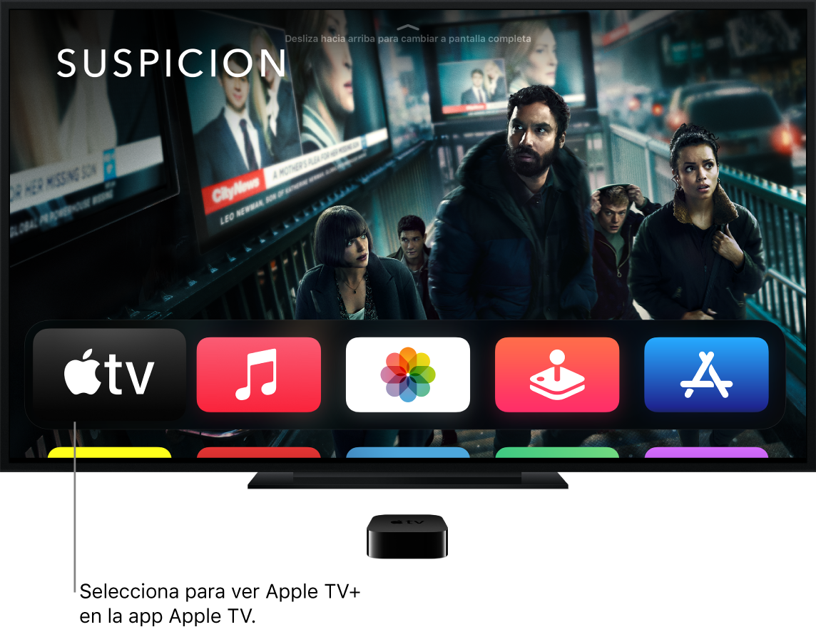 en el Apple TV (4K, HD y generación) - técnico de Apple (ES)