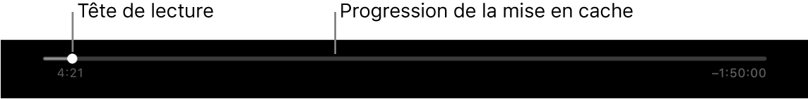 Indicateur d’état de lecture