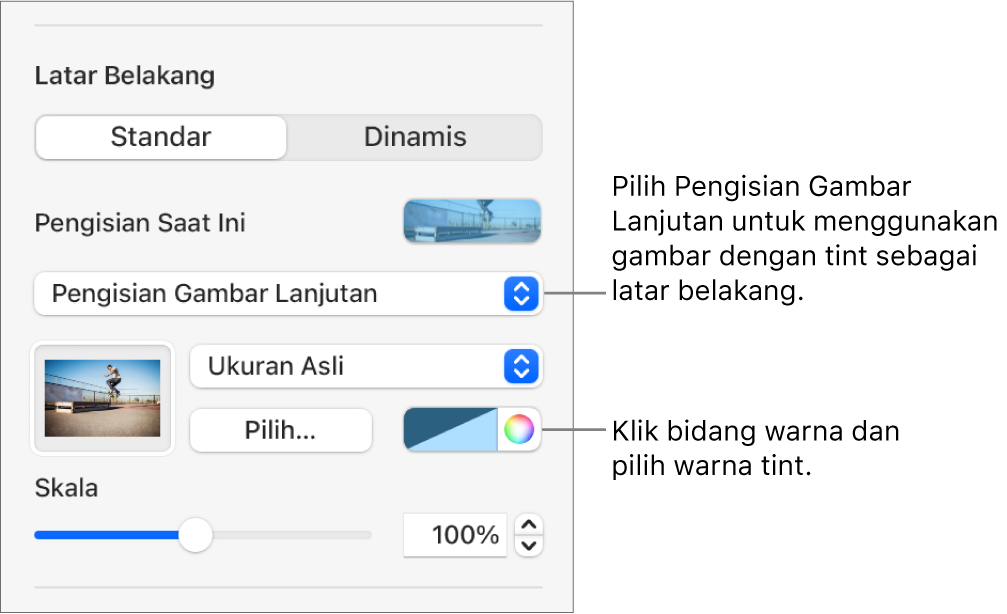 Kontol Latar Belakang dengan Isi Gambar Lanjutan dengan tint diatur sebagai latar belakang slide.