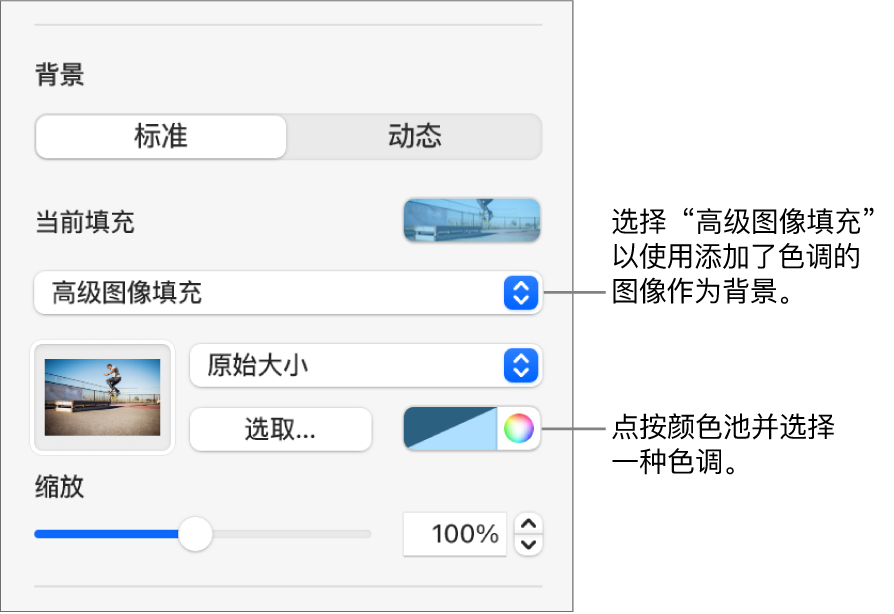在mac 上的keynote 讲演中更改幻灯片背景 官方apple 支持 中国